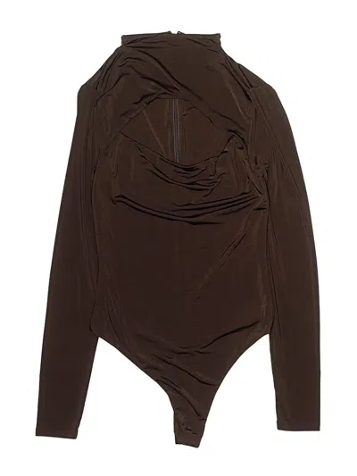 Pre-owned Lovers & Friends Bodysuit In Brown