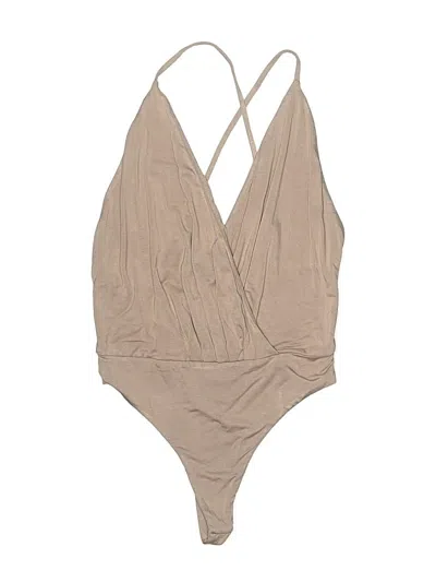 Pre-owned Lovers & Friends Bodysuit In Brown