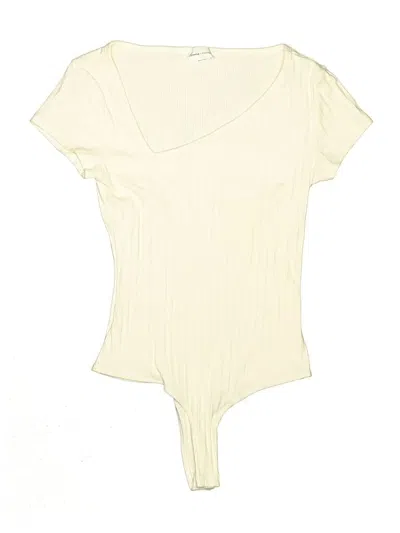 Pre-owned Lovers & Friends Bodysuit In Ivory