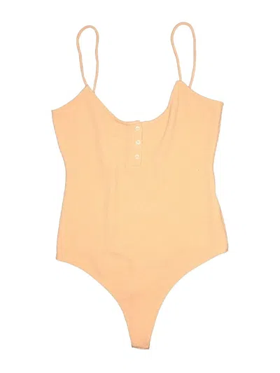 Pre-owned Lovers & Friends Bodysuit In Orange