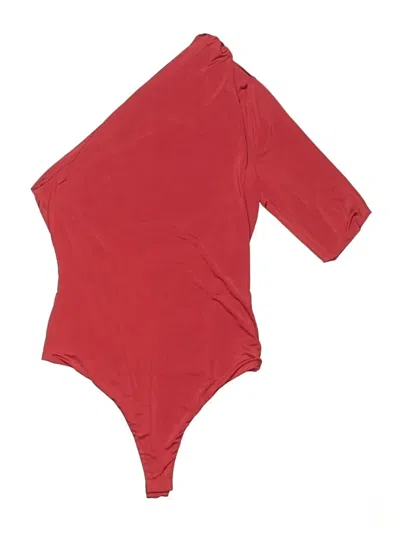 Pre-owned Lovers & Friends Bodysuit In Red