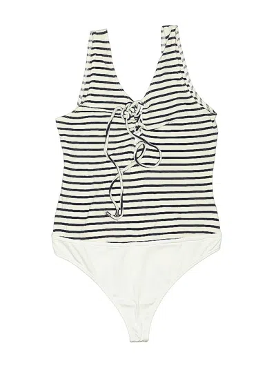 Pre-owned Lovers & Friends Bodysuit In White