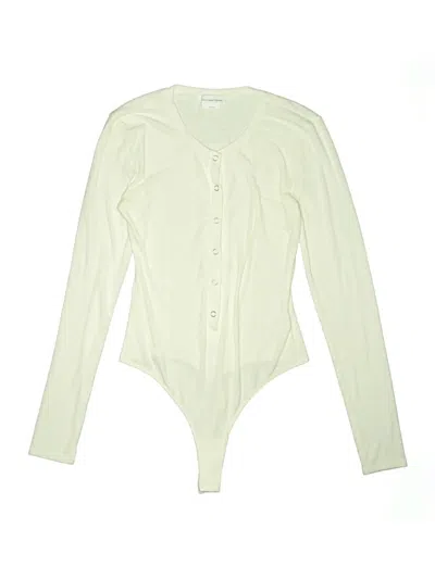 Pre-owned Lovers & Friends Bodysuit In White