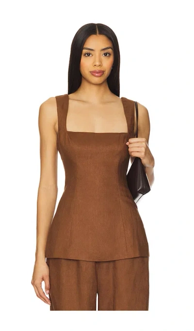 Lovers & Friends Brixton Top In Brown