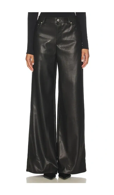 Lovers & Friends Brooklyn Faux Leather Pant In Black