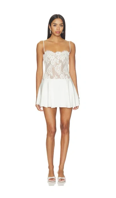 Lovers & Friends Brundy Mini Dress In Ivory