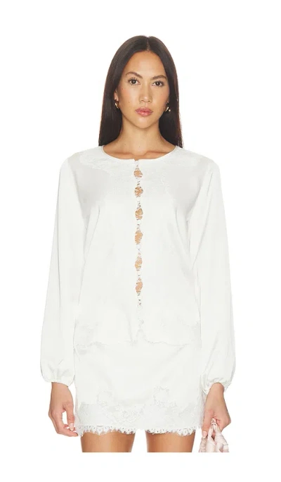 Lovers & Friends Brundy Top In Ivory