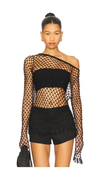 Lovers & Friends Bryna Off-shoulder Top In Black