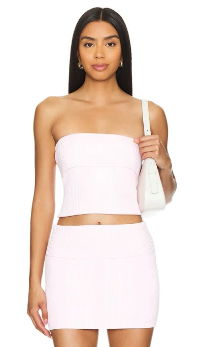 Lovers & Friends Camil Tube Top In Baby Pink