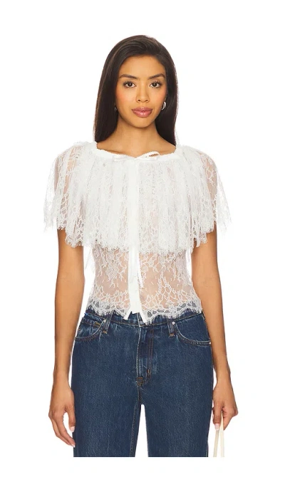 Lovers & Friends Camryn Top In White