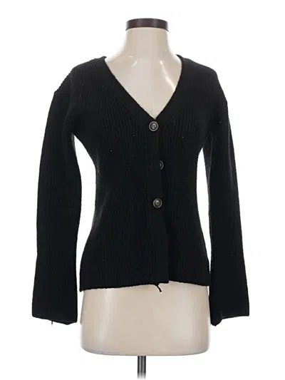 Pre-owned Lovers & Friends Cardigan Sweater In Black