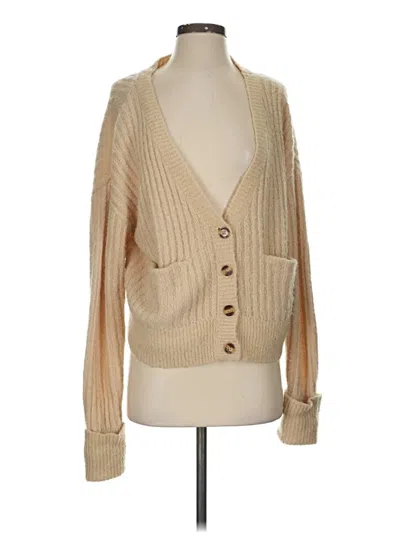 Pre-owned Lovers & Friends Cardigan Sweater In Brown
