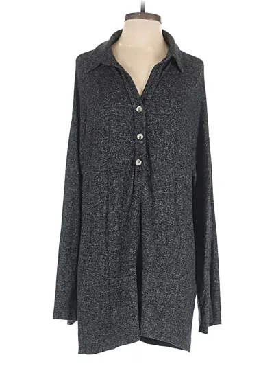 Pre-owned Lovers & Friends Cardigan Sweater In Gray
