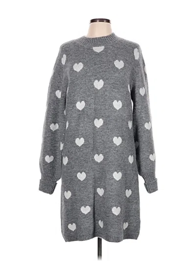 Pre-owned Lovers & Friends Cardigan Sweater In Gray