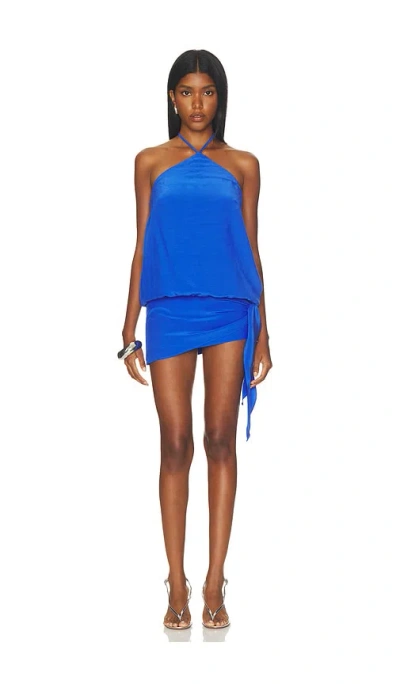 Lovers & Friends Carmina Mini Dress In Blue