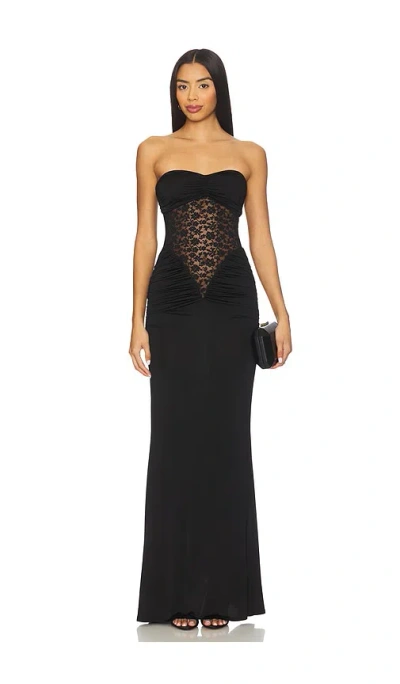 Lovers & Friends Cassidy Gown In Black