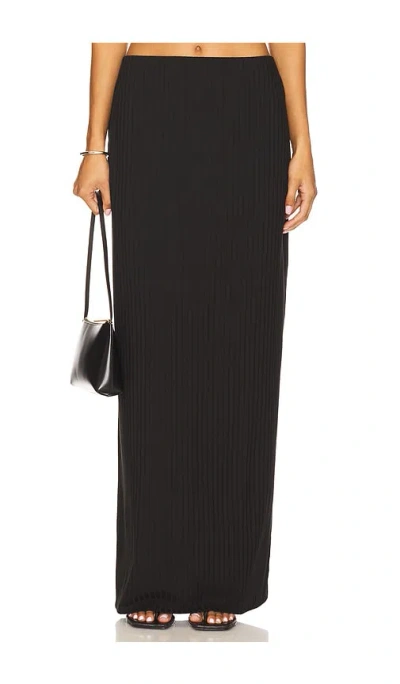 Lovers & Friends Cassie Maxi Skirt In Black