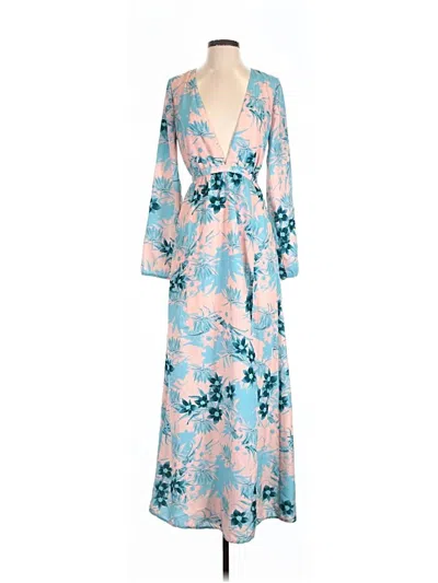 Pre-owned Lovers & Friends Casual Dress In Blue