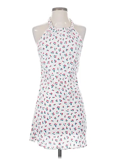 Pre-owned Lovers & Friends Casual Dress In White