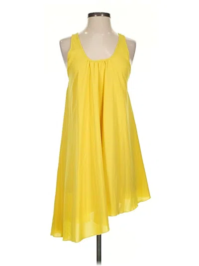 Pre-owned Lovers & Friends Casual Dress In Yellow