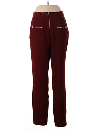 Pre-owned Lovers & Friends Casual Pants In Burgundy