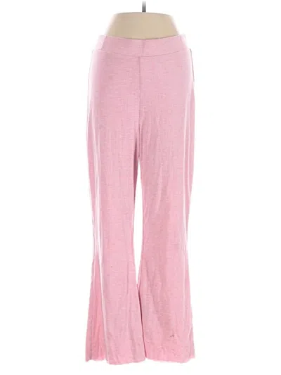 Pre-owned Lovers & Friends Casual Pants In Pink