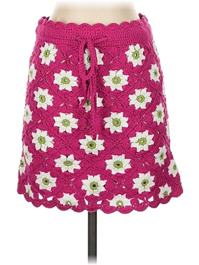 Pre-owned Lovers & Friends Casual Skirt In Pink