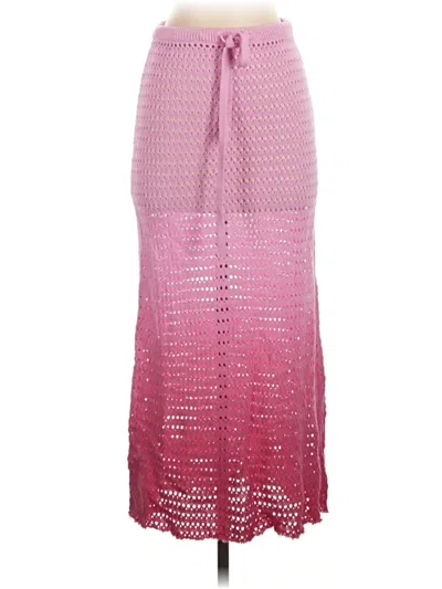Pre-owned Lovers & Friends Casual Skirt In Pink