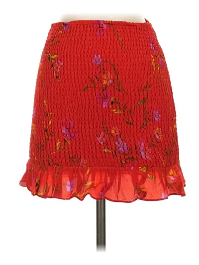 Pre-owned Lovers & Friends Casual Skirt In Red