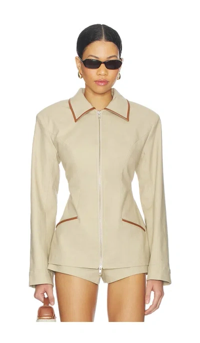 Lovers & Friends Catharina Jacket In Sand
