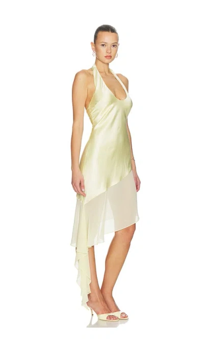 Lovers & Friends Celie Midi Dress In Yellow