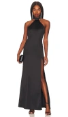 Lovers & Friends Chapman Gown In Black