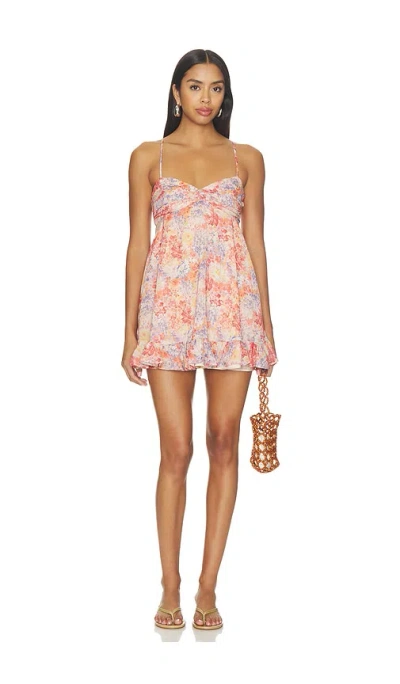Lovers & Friends Christine Mini Dress In Floral Multi