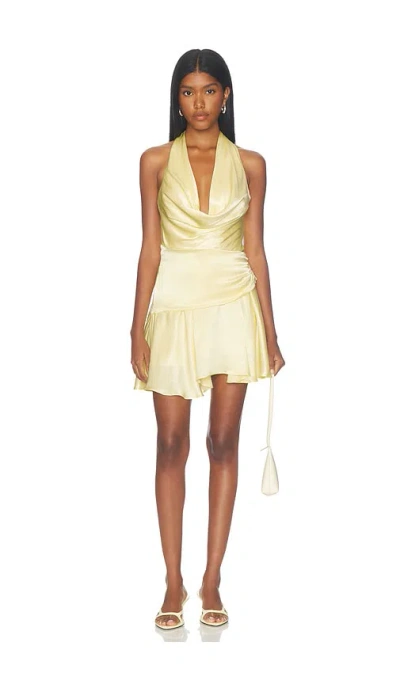 Lovers & Friends Christy Mini Dress In Yellow