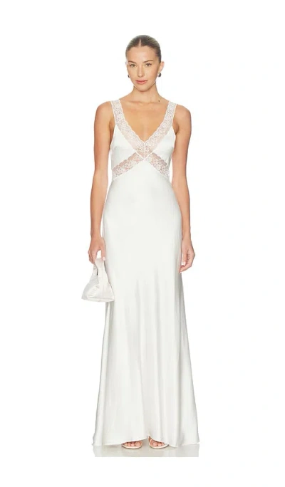 Lovers & Friends Cierra Maxi Dress In White