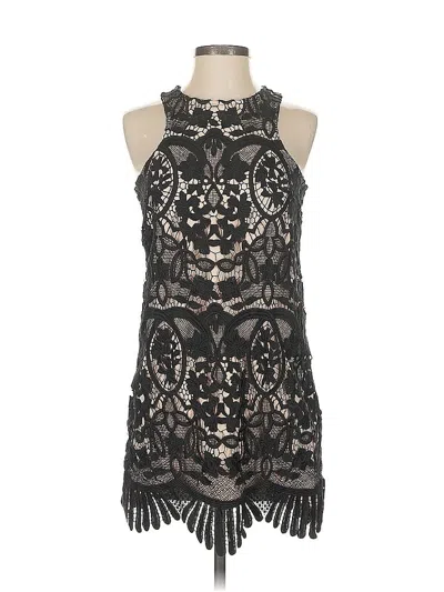 Pre-owned Lovers & Friends Cocktail Dress In Black