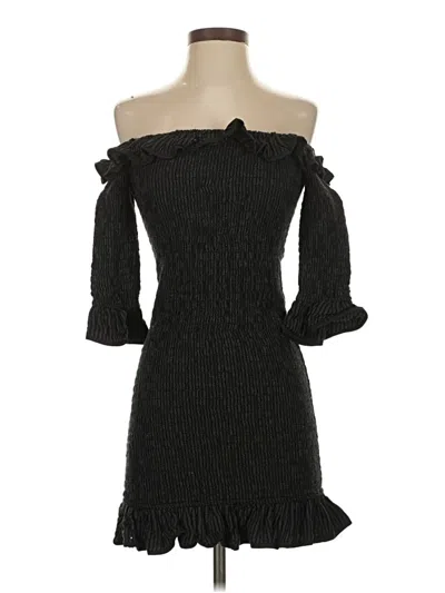 Pre-owned Lovers & Friends Cocktail Dress In Black