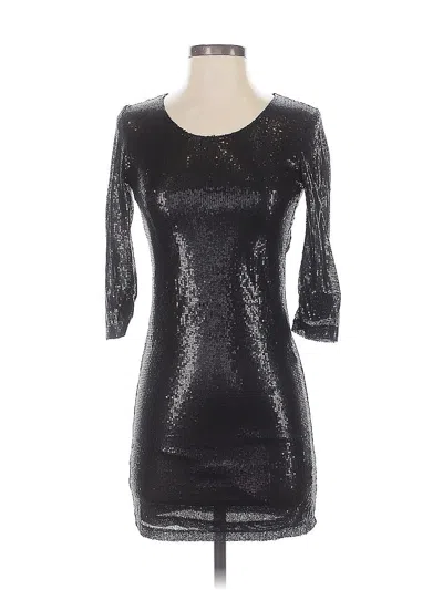 Pre-owned Lovers & Friends Cocktail Dress In Black