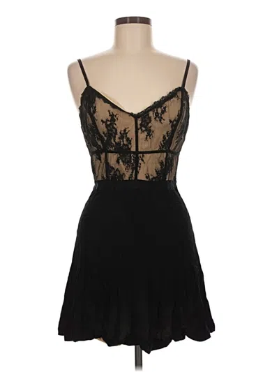 Pre-owned Lovers & Friends Cocktail Dress In Black