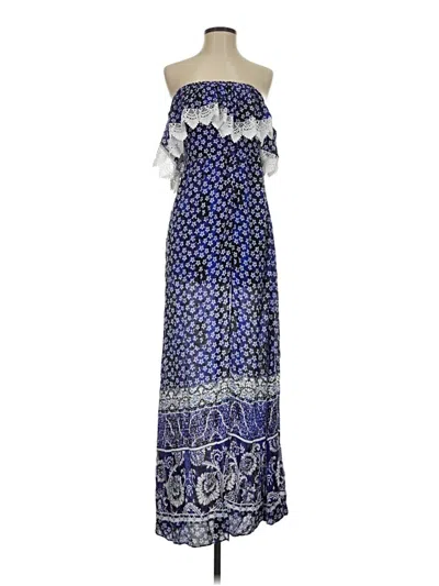 Pre-owned Lovers & Friends Cocktail Dress In Blue