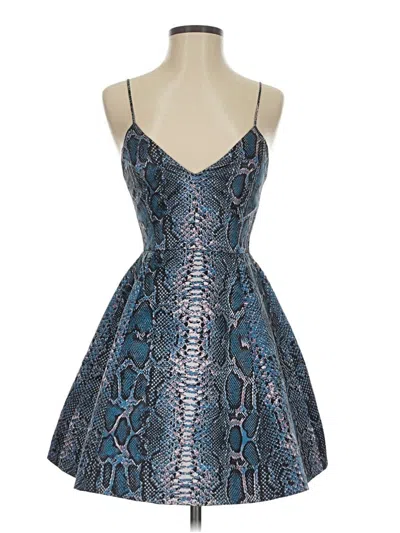 Pre-owned Lovers & Friends Cocktail Dress In Blue