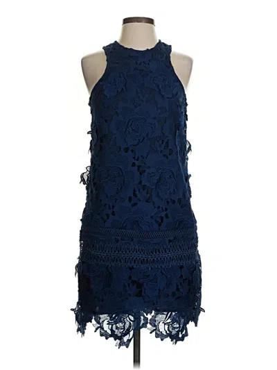 Pre-owned Lovers & Friends Cocktail Dress In Blue