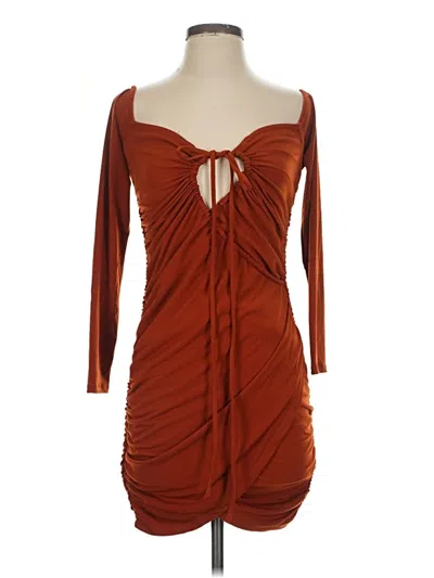 Pre-owned Lovers & Friends Cocktail Dress In Brown