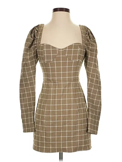 Pre-owned Lovers & Friends Cocktail Dress In Brown