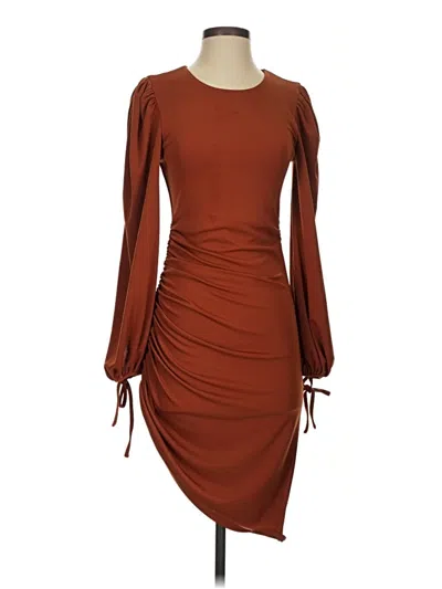 Pre-owned Lovers & Friends Cocktail Dress In Brown