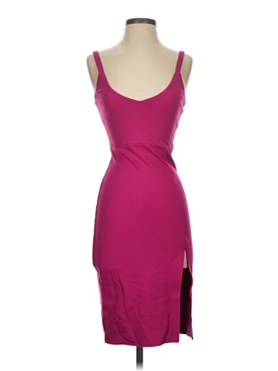 Pre-owned Lovers & Friends Cocktail Dress In Burgundy