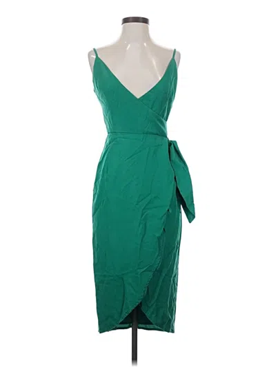 Pre-owned Lovers & Friends Cocktail Dress In Green