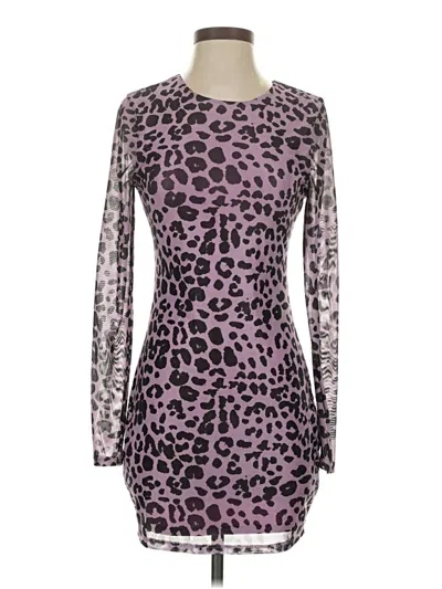 Pre-owned Lovers & Friends Cocktail Dress In Purple