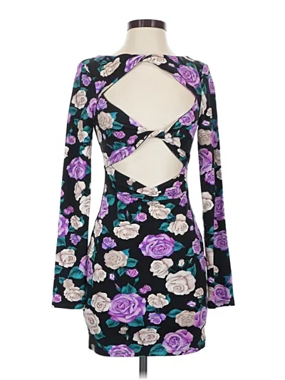 Pre-owned Lovers & Friends Cocktail Dress In Purple