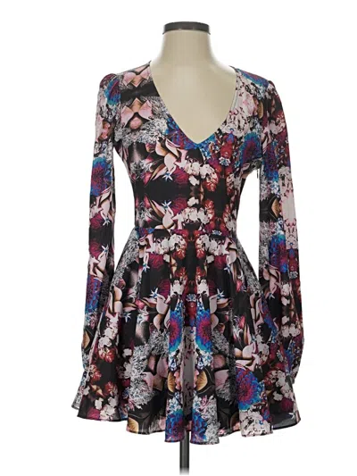 Pre-owned Lovers & Friends Cocktail Dress In Purple